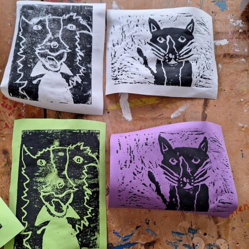 Linolschnitt 1a 2024