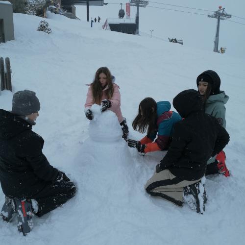 Schneekreaturen, Klassen 3ab, 2024/25