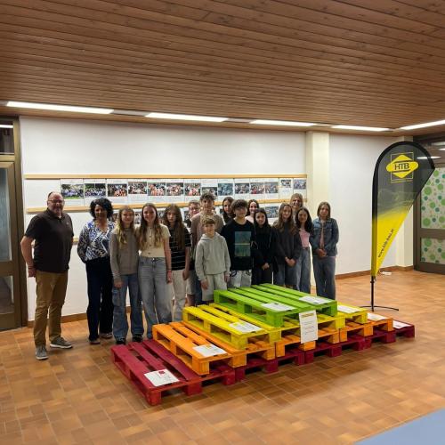 Palettensponsor auf Besuch