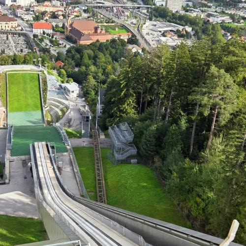 Blick von der Bergiselschanze 