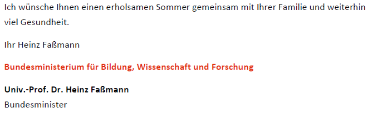 Bildungsministerium