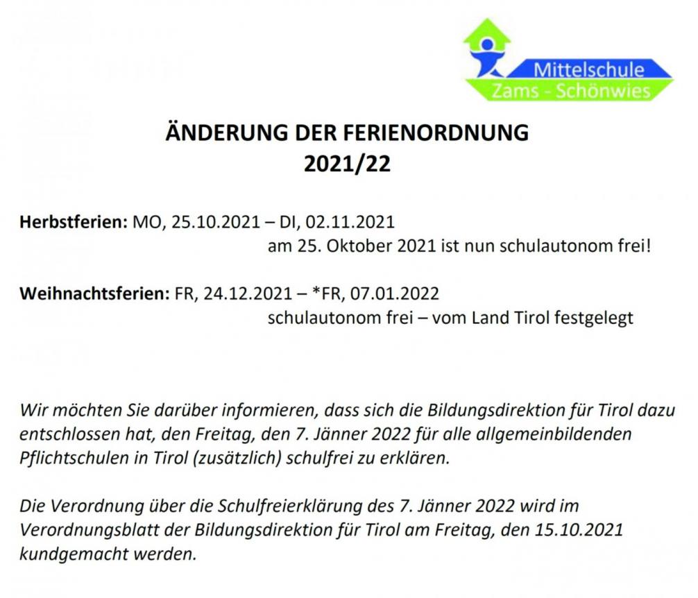 Ferienordnung_Änderung