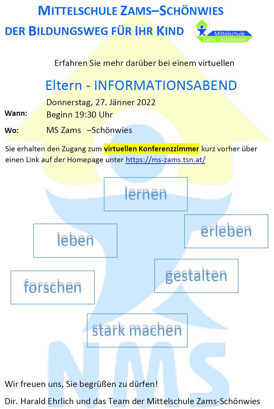 Elterninformationsabend